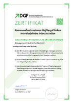 Zertifikat Hassberg Kommunalunternehmen Hassberg-Kliniken