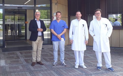Staffelübergabe an den Haßberg-Kliniken